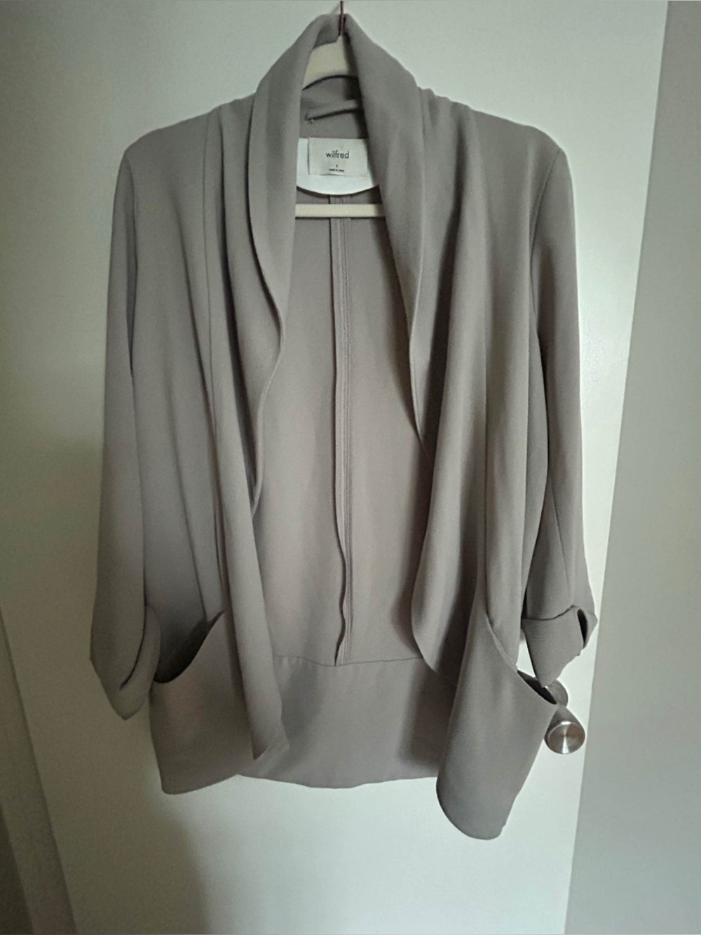 Aritzia Wilfred cardi blazer size 6